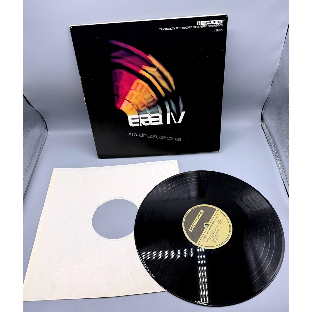 Shure Era IV Trackability Test Record for Stereo Cartridges TTR 115 Vinyl LP